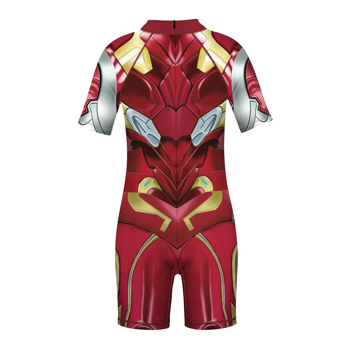 Children One Pieces Swimsuit Superhero 3D Print Playsuit Child Short Sleeve Swimwear Beach Bathing Suit Swim Wear For Boys Girls