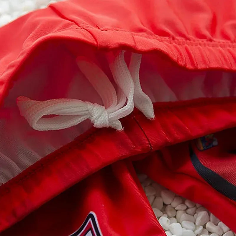 Swimsuit Boy Two Piece Suits Short Sleeve Sunscreen Quick Drying Swimwear Children Cool Cartoon Beachwear Bathing Suit