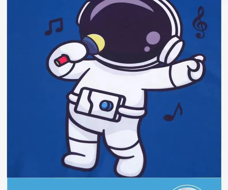 Summer Set Cartoon Print Kids Boys Swimwear Children's Swimsuit  Surfing Suit Swimming Clothes For Boy Beachwear with Hat