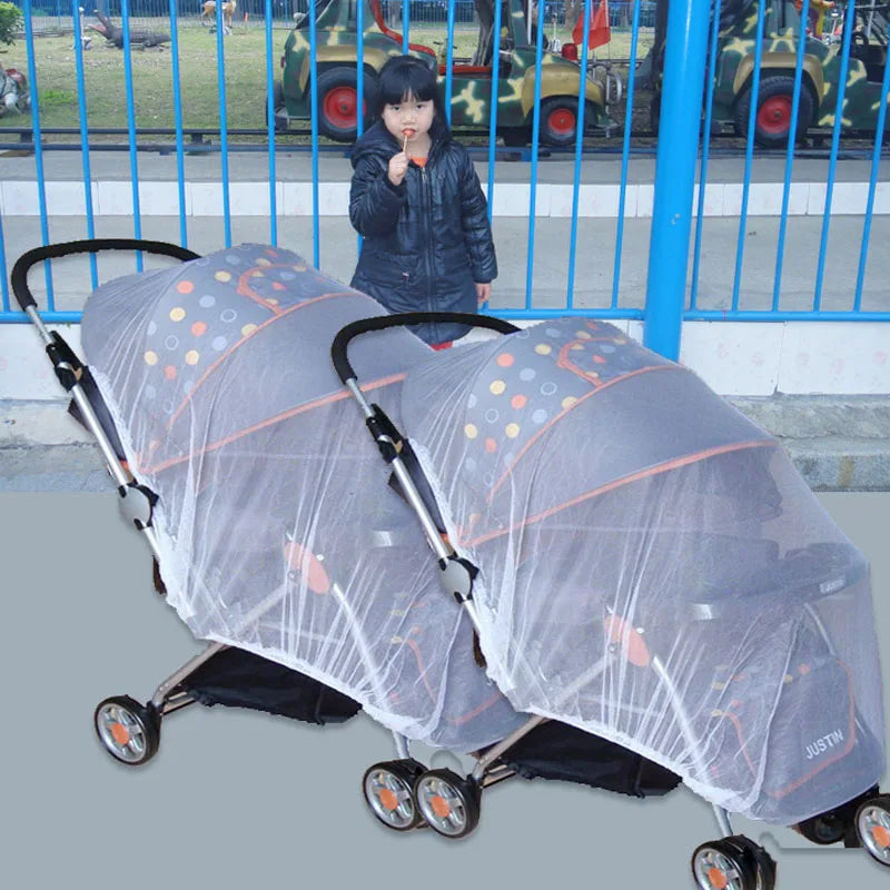Pushchair Cart Insect Shield Net Mesh Baby Stroller Mosquito Net Safe Infants Protection Mesh Cover Baby Stroller Accessories