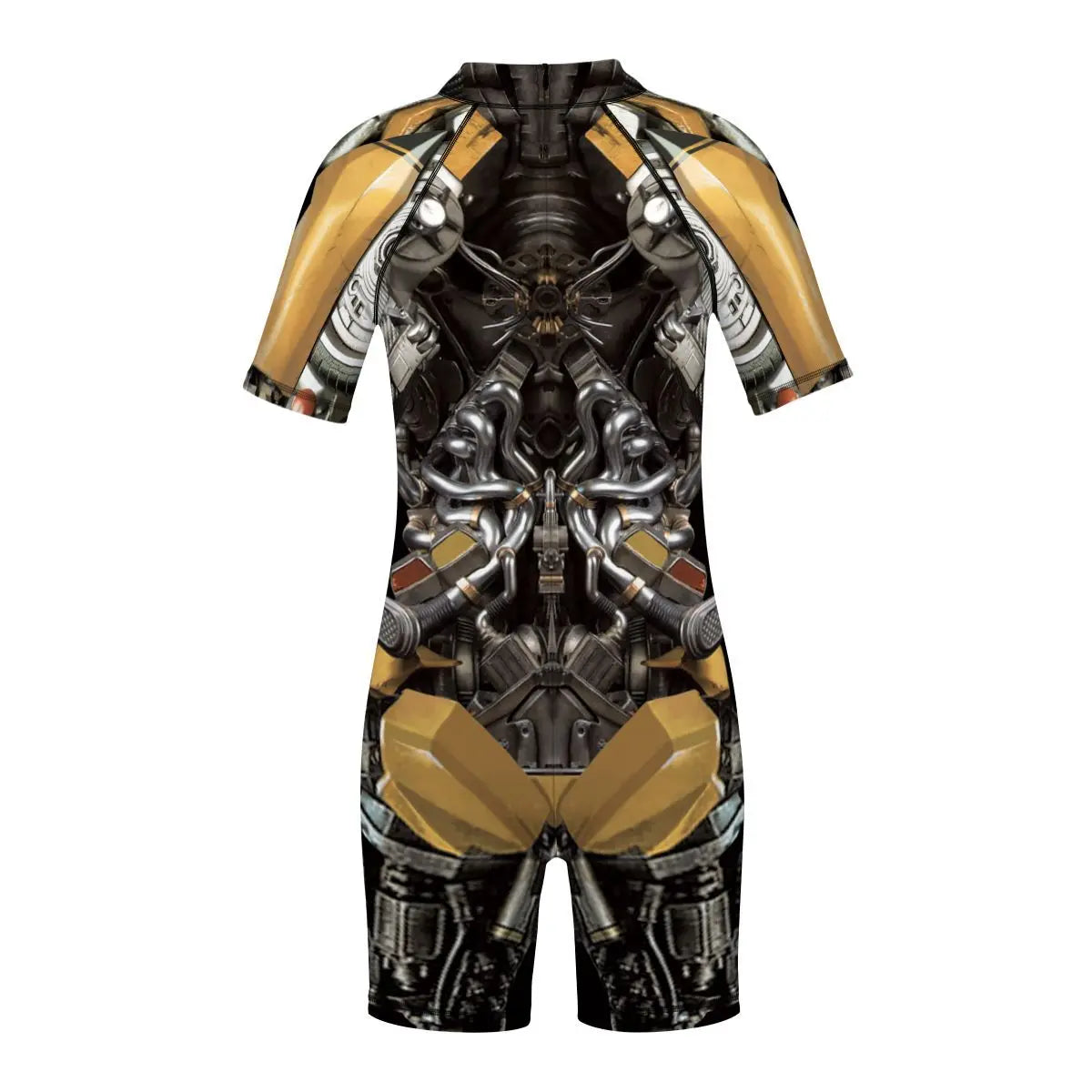 Children One Pieces Swimsuit Superhero 3D Print Playsuit Child Short Sleeve Swimwear Beach Bathing Suit Swim Wear For Boys Girls