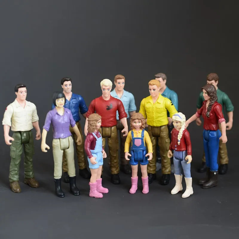 Germany SCHLEICH Mom and Dad Little Girl Simulation Character Model Children's Toys Decoration Model Simulation Toys