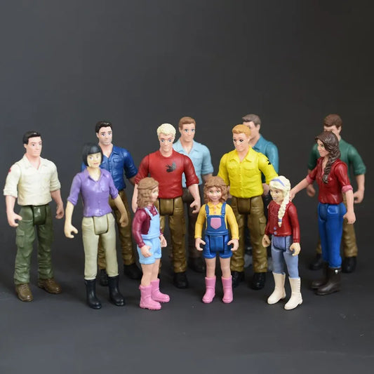 Germany SCHLEICH Mom and Dad Little Girl Simulation Character Model Children's Toys Decoration Model Simulation Toys