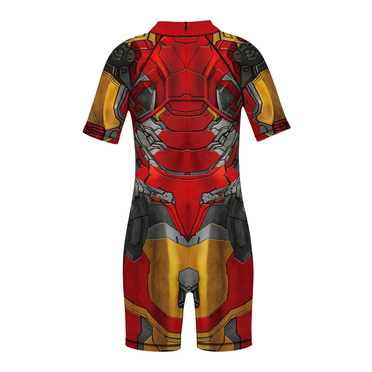Children One Pieces Swimsuit Superhero 3D Print Playsuit Child Short Sleeve Swimwear Beach Bathing Suit Swim Wear For Boys Girls
