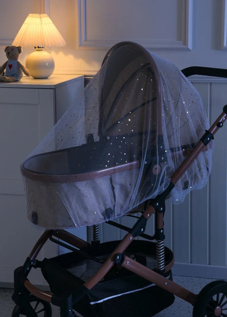 Baby Stroller Mosquito Net Pushchair Cart Insect Shield Net Baby Stroller Accessories Mesh Safe Infants Protection Mesh Cover