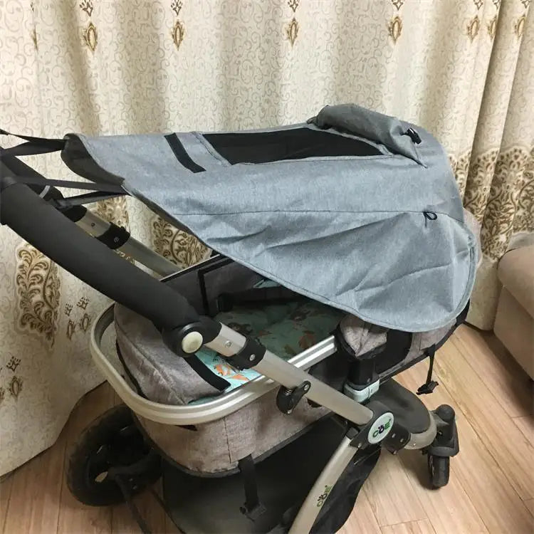 Universal Baby Stroller Accessories Sun Shade UV Protection Sunshade Carriage Canopy Cover for Prams Infants Car Seat Sun Visor