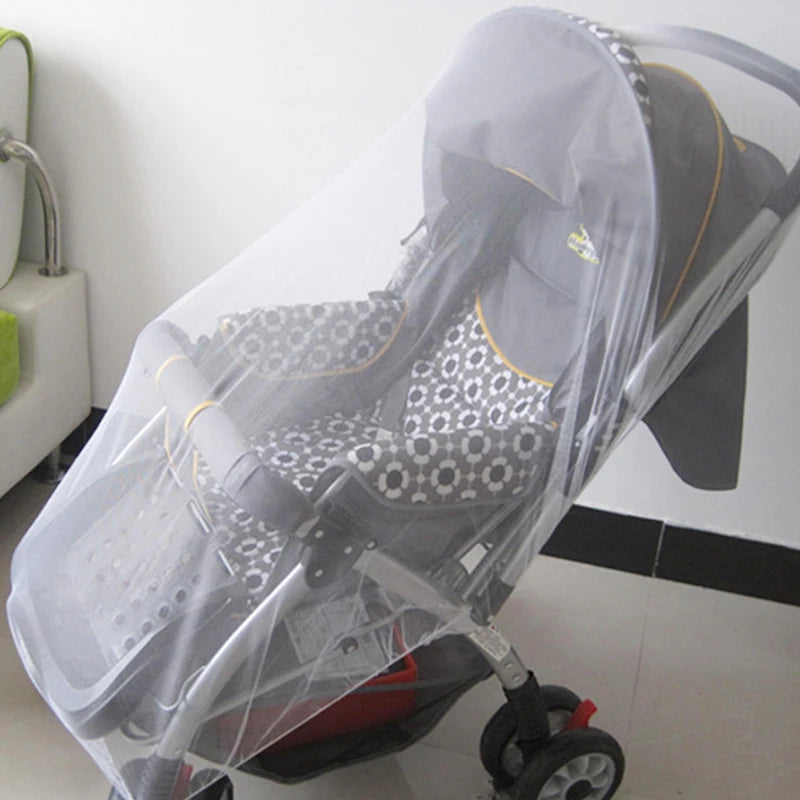 Pushchair Cart Insect Shield Net Mesh Baby Stroller Mosquito Net Safe Infants Protection Mesh Cover Baby Stroller Accessories