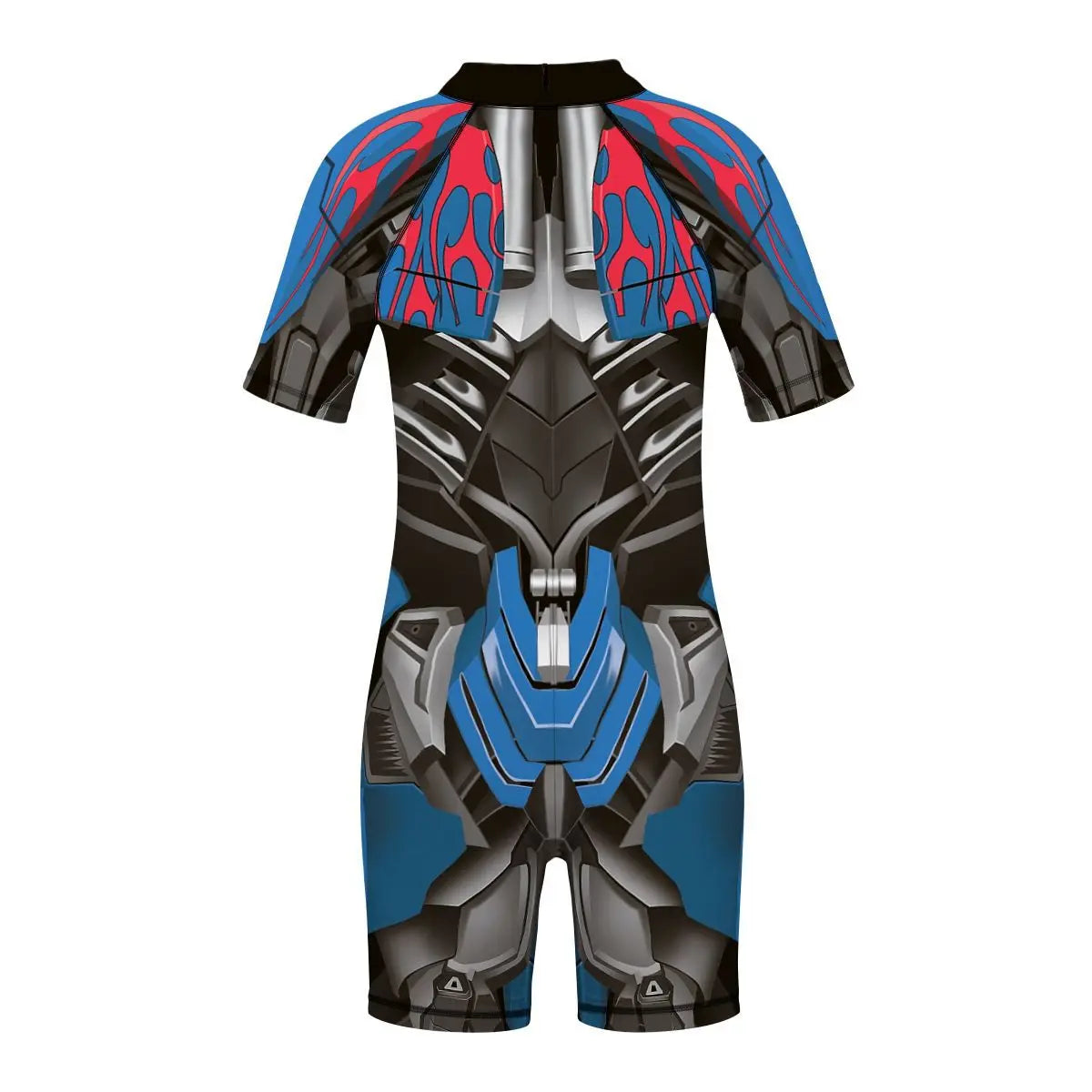 Children One Pieces Swimsuit Superhero 3D Print Playsuit Child Short Sleeve Swimwear Beach Bathing Suit Swim Wear For Boys Girls