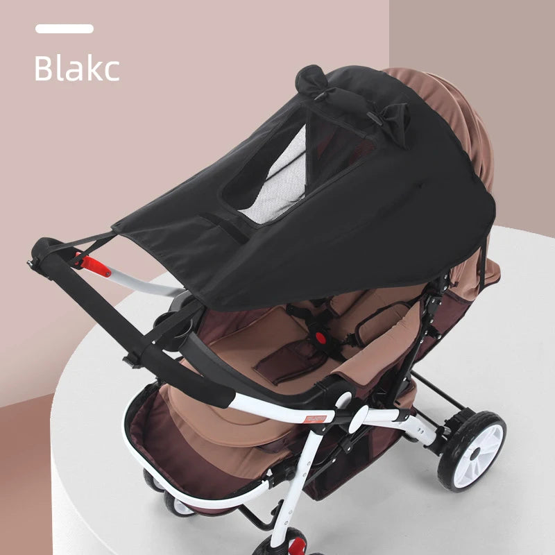 Universal Baby Stroller Accessories Sun Shade UV Protection Sunshade Carriage Canopy Cover for Prams Infants Car Seat Sun Visor