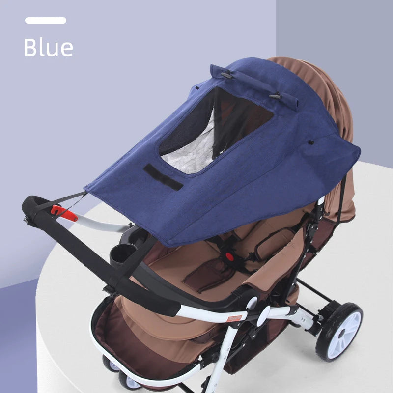 Universal Baby Stroller Accessories Sun Shade UV Protection Sunshade Carriage Canopy Cover for Prams Infants Car Seat Sun Visor