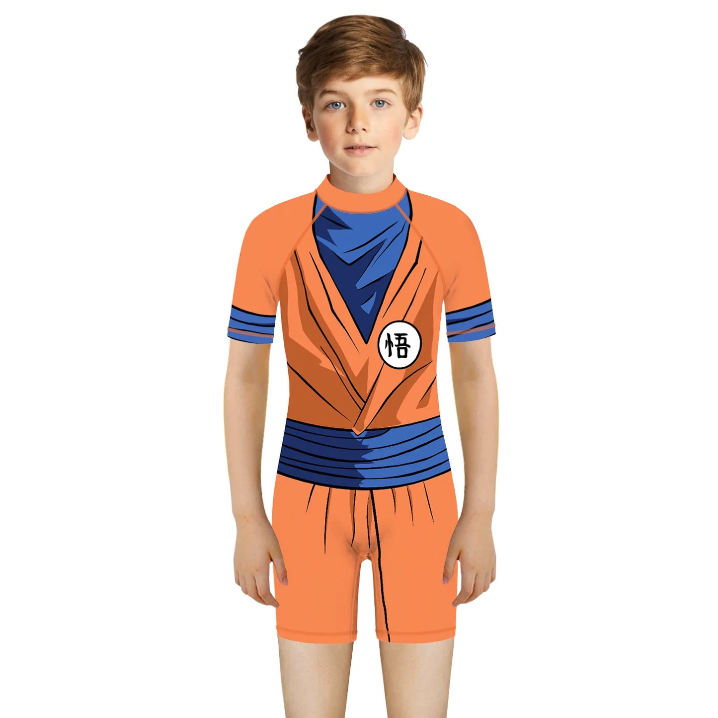 Children One Pieces Swimsuit Superhero 3D Print Playsuit Child Short Sleeve Swimwear Beach Bathing Suit Swim Wear For Boys Girls