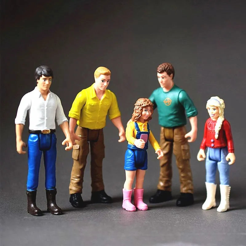 Germany SCHLEICH Mom and Dad Little Girl Simulation Character Model Children's Toys Decoration Model Simulation Toys