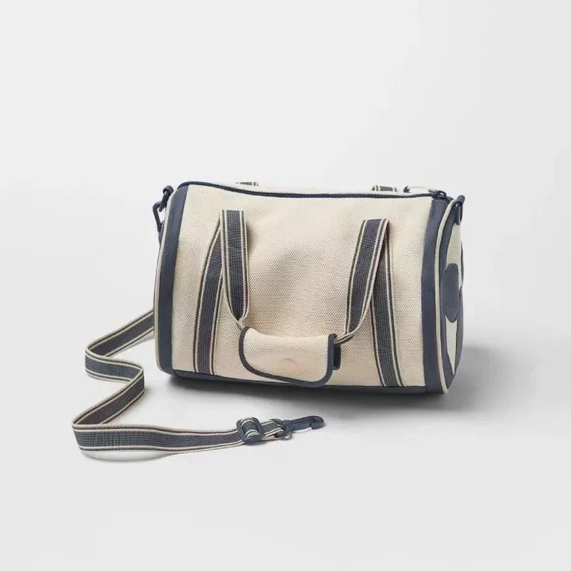 Disney Children's Large-capacity Handbag Casual Simple Breathable Mickey Printed Shoulder Crossbody Bag Unisex Outdoor