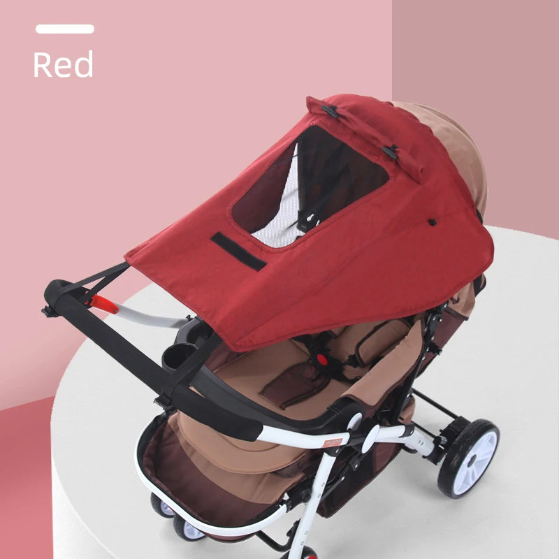Universal Baby Stroller Accessories Sun Shade UV Protection Sunshade Carriage Canopy Cover for Prams Infants Car Seat Sun Visor