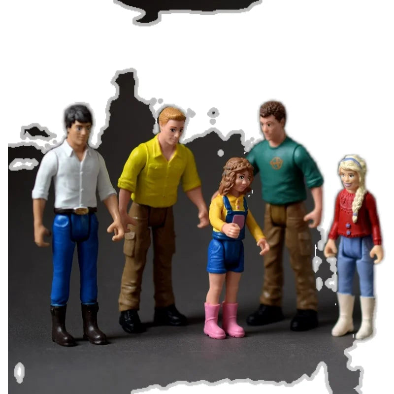 Germany SCHLEICH Mom and Dad Little Girl Simulation Character Model Children's Toys Decoration Model Simulation Toys